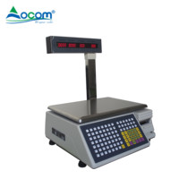 Báscula Impresora de Códigos de Barras TM-AA-5D, Báscula Digital de Pesaje, Báscula Registradora, Báscula de Cálculo de Precios de 15/30 kg