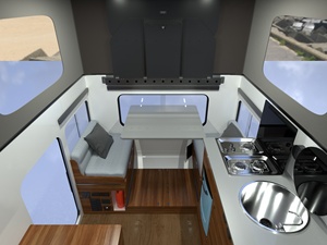 <span class=keywords><strong>Camper</strong></span> Ecocampor 4x4 Pop-up in Vetroresina per Pickup <span class=keywords><strong>con</strong></span> Bagno e Cucina Interna in Vendita - Product Image 5