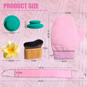 Juego de 5 Guantes Aplicadores de Loción Corporal Autobronceadora, Herramientas Ideales para una Aplicación Uniforme de Lociones, Aceites Bronceadores y Productos para el Cuidado de la Piel - Product Image 3