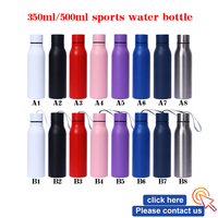 Gobelet isotherme à double paroi en acier inoxydable TY avec logo personnalisé, 350 ml/500 ml, couvercle, isolation thermique de 6 à 12 heures, minimaliste