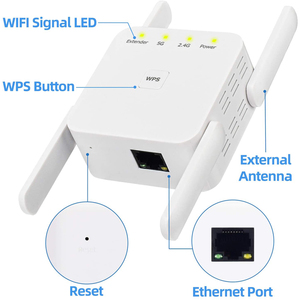 Ripetitore <span class=keywords><strong>WiFi</strong></span> AC1200 a Lungo Raggio, Dual Band, con Antenne Esterne, Supporto OEM, Amplificatore <span class=keywords><strong>WiFi</strong></span> ad Alta Velocità 1200Mbps - Product Image 2