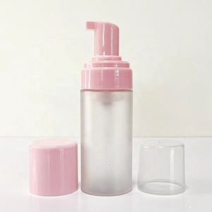 Wholesale 30ml 50ml 100ml 120ml 150ml 200ml Glossy Pink Mousse Plastic Face Cleanser <strong>Pump</strong> <strong>Foaming</strong> Bottles for Soap Dispenser - Product Image 4