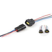 Conector de Cableado Automotriz Impermeable y Regulable de 1.8mm para 1/2/3/4/6/8/10/12/16 Pines (Material PVC/Cobre)
