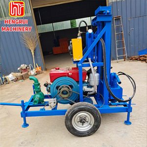Pompe à boue Compresseur d'air Big Drill Rig <span class=keywords><strong>Artesian</strong></span> Well Drilling Rig for Water Well Drilling Rig China Portable Impact Rotary Type - Product Image 5