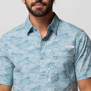 تصميم مخصص Spf 50 علامة خاصة قمصان صيد رجالي مع حماية من أشعة الشمس البنفسجية - Product Image 4