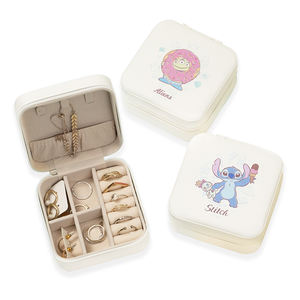 Nouvelle boîte de rangement à fermeture éclair imprimée personnalisée pour bijoux boucle d'oreille et bague pour l'emballage - Product Image 1