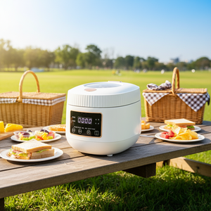 หม้อหุงข้าวอัจฉริยะ 3 ลิตร ควบคุมด้วยเสียงผ่านบลูทูธ หน้าจอสัมผัส ฝาใส สำหรับการตรวจสอบระยะไกล หุงข้าวแบบน้ำตาลต่ำ - Product Image 5