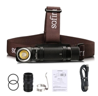 Sofirn SP40A Super Bright 1200 lumen LH351D Lampe frontale étanche 18650 Phare LED rechargeable avec queue magnétique