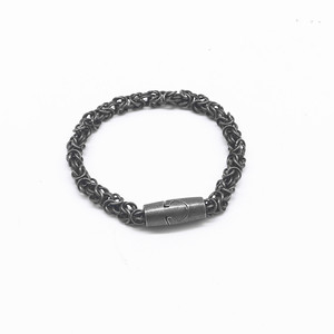 yunnique Unisex Chain Link Bracelet Titanium Steel Geometric Design <b>Puzzle</b> Clasp Fashion Jewelry - Product Image 1