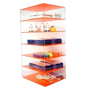 Factory Direct Delivery 5 tier Acrylic Phone Accessories Display Case for Wholesales