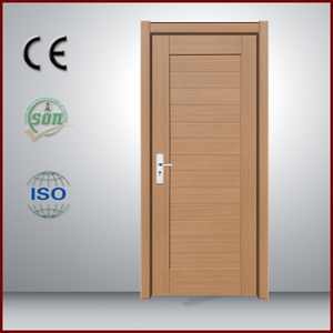 <span class=keywords><strong>Porte</strong></span> intérieure simple à battant en MDF revêtu de <span class=keywords><strong>PVC</strong></span>, certifiée CE, design minimaliste, imperméable, nouvelle conception pour usage résidentiel - Product Image 2