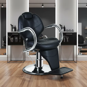 Chaise de coiffure bon marché du fabricant, chaise de barbier moderne réglable, chaise de salon de coiffure professionnelle - Product Image 4