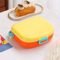 Boîte à lunch étudiante divisée Boîte à lunch pour enfants Boîte à lunch portable pour le travail