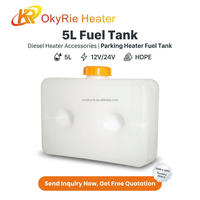 Réservoir de carburant en PEHD épaissi OkyRie DFT 5L, antichoc et anticorrosion, pour chauffage de camping-car et caravane