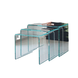Panneaux en verre trempé haute résistance personnalisables de 3 à 19 mm d'épaisseur, design plat pour les toits, fenêtres et portes des bâtiments, salle à manger - Poli - Product Image 1