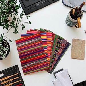 Trendy Folk-Fábrica de tela de rayas de algodón de diseño personalizado al por mayor con servicio de procesamiento de corte personalizado que incluye espuma Eva - Product Image 1