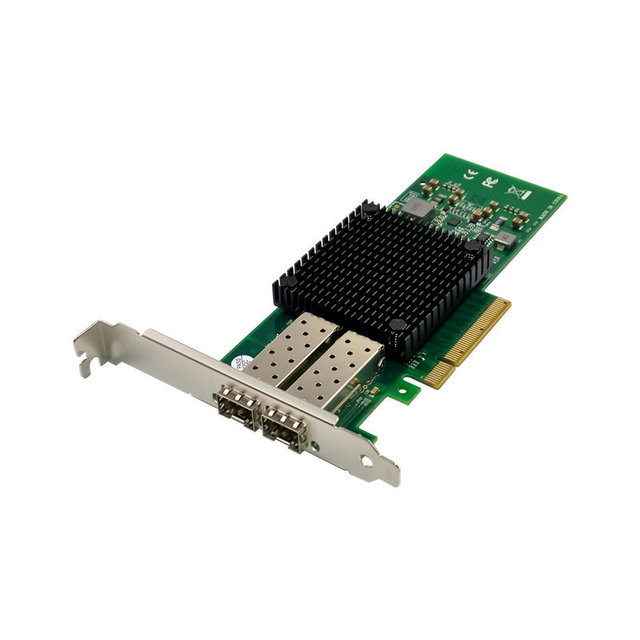 PCI-E 10G Optical Fiber Network Card SFP Server X520 Desktop Computer LC Dual-port I82599 Multi-mode Single-mode