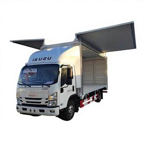 <span class=keywords><strong>Camiones</strong></span> de Carga Pequeños ISUZU de 5 Toneladas de Alta Calidad, Camión de Caja con Alas Laterales 4x2, Camión de Carga Diésel, Precio de Fábrica - Product Image 1