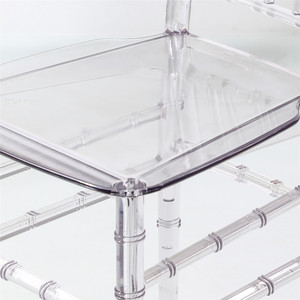 New High Quality Event Acrílico Wedding <span class=keywords><strong>Chair</strong></span> Empilhamento Resina Cristal Acrílico Cadeira Transparente para Aluguer de Festa - Product Image 6