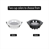 Downlight LED encastré en aluminium moderne Design ultra-mince 97% CRI Garantie de 10 ans Angle de faisceau de 110 degrés Durée de vie de 50,000 heures