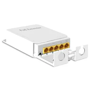 Ngoài trời IP Camera 1 để 4 kênh 10/100/1000Mbps 4 cổng không thấm nước Gigabit PoE Extender