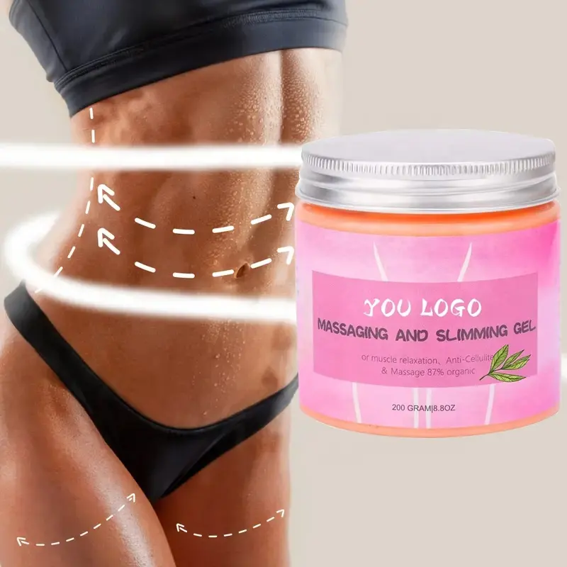 Private Label Hot oil Fat Burning Cream Sweat Cream Workout Enhancerbelly Massaging Body Slimming Gel