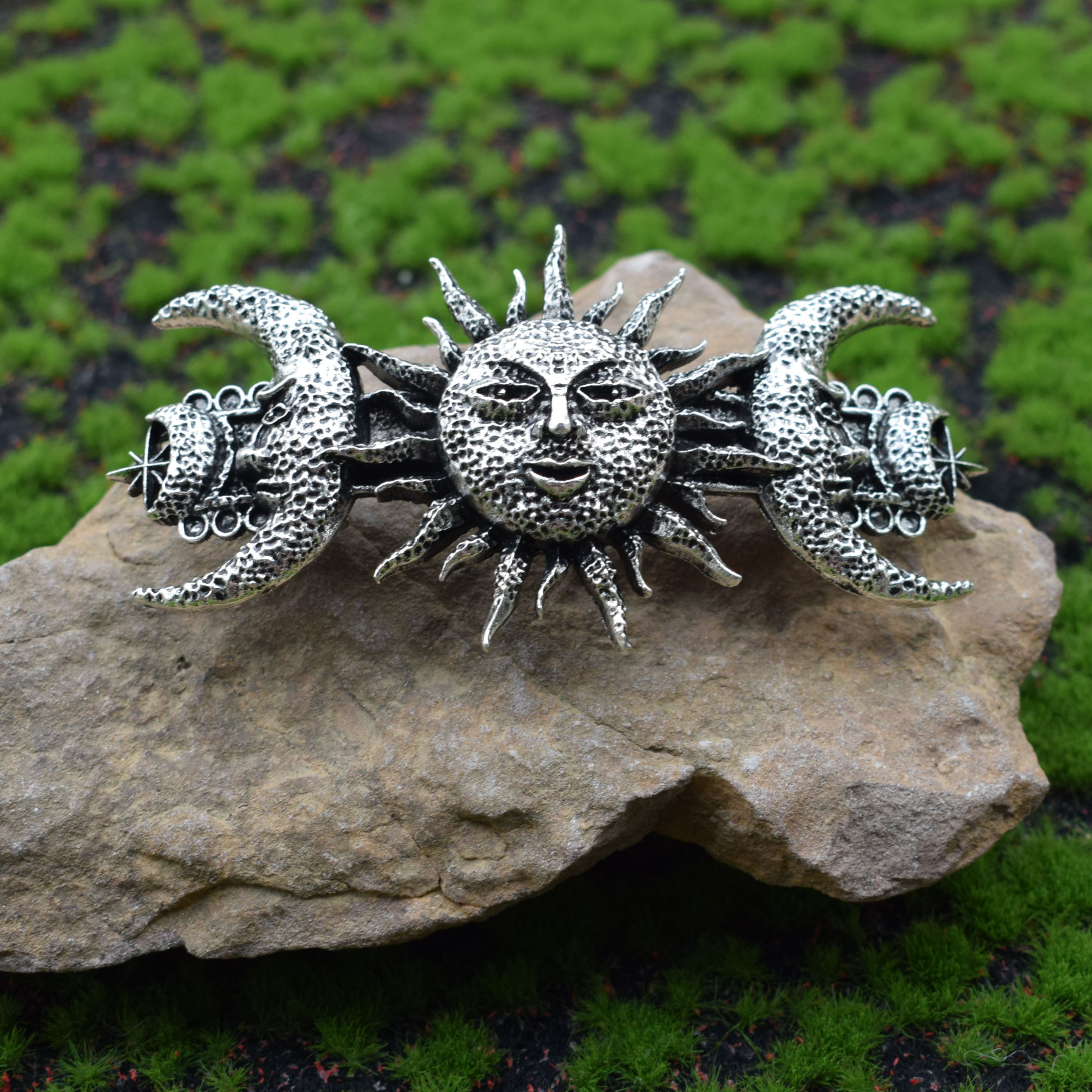 Restyle Sun and Moon Celestial Hair Barrette - Party Gift display picture 2