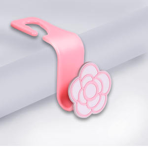 Belle fleur simple conçue organisateur de stockage automatique cintre diverses couleurs Position arrière accessoire intérieur de voiture - Product Image 2