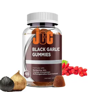 Black Garlic Berberine Ceylon Cinnamon extract Gummy for gut health Weight loss Supports metabolism Immune system Vegan Halal gu