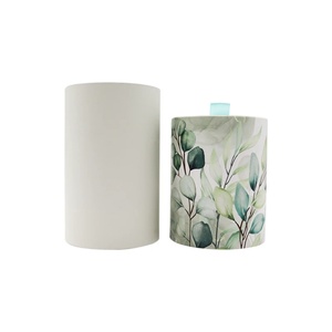 Recyclable Custom Designed Cylinder Sleeve Paper Tube Cylindrical Container for Skin Care Candle Cosmetics - Product Image 1