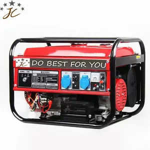 مولدات بنزين صينية JC 5kw 5 kva طاقة صغيرة 13hp GX390 مولد غاز بنزين محمول صامت