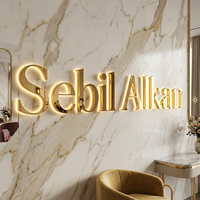 Letrero LED de Alta Calidad con Logotipo 3D Personalizado para Empresas, Letrero Comercial con Letras Retroiluminadas, Señalización de Pared para Recepción de Oficinas y Negocios