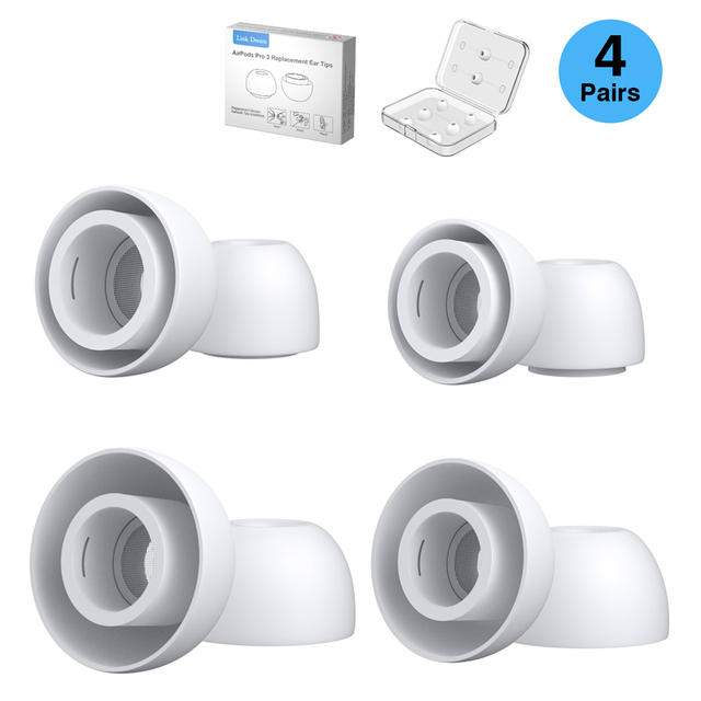 Wholesale New Eartip Products AC05 XS S M L 4 Sizes Original White Replacement Silicone Tips for Airpods Pro 3 2025 Earbuds