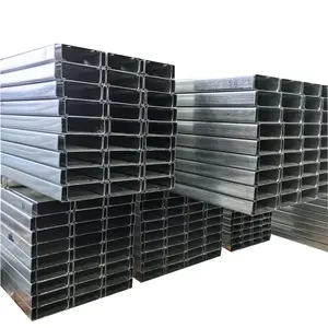 Pre-Engineered Structures C Shape Purlins Galvanized C Purlin Steel Profile C Channel Steel Price Steel