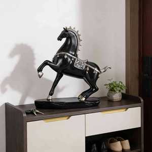 Mystic Arts Horse Zodiac Ornament Resin Sculpture Modern Decor For Living Room Office <b>Desk</b> Gift - Product Image 4