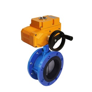 Válvula de Mariposa Motorizada COVNA DN50 2'' de Acero Inoxidable con Doble Brida y Sellado Hermético - Product Image 2