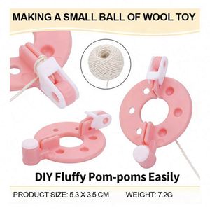 <b>Crochet</b> <b>Hook</b> Square Starter Set Wool Yarn Knitting Accessories DIY Beginner Craft Training Kit Eco-Friendly Portable Simple 3mm - Product Image 3