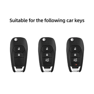 อุปกรณ์เสริมกุญแจรถยนต์ ซองหนังใส่กุญแจรถ พร้อมพวงกุญแจ สำหรับ Chevrolet - Product Image 3