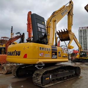 Cheapest <b>Excavators</b> Original 22ton Hydraulic Top Japanese Brand Crawler Komatsu Pc220-7 Pc220-8 Used Komatsu - Product Image 1