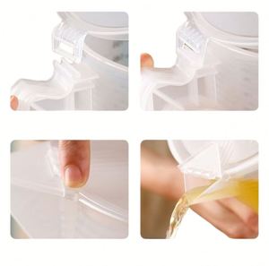 Pichet doseur en plastique PP grande capacité, nouveau design, avec couvercle et bec filtrant, pour la vente en gros - Product Image 4