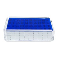 Tuiles de Mahjong Personnalisées à Vendre – Impression OEM, Ensemble de Mahjong en Acrylique Gravé, Épaisseur Personnalisée, Design Moderne – Singapour, Malaisie, Chine