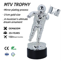 Trophée d'astronaute spatial de haute qualité de 31 cm, trophée de la cérémonie des MTV Music TV Awards, décoration d'intérieur, cadeau d'affaires