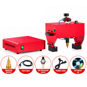Machine de gravure pneumatique pour métaux, équipement de marquage de plaques signalétiques et de logos, graveur pour cadres de voiture - Product Image 1