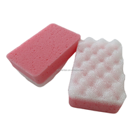Éponge de bain et de douche en gros, grande taille, en loofah, écologique, personnalisée, bleue, en PE, pour le corps, filet exfoliant