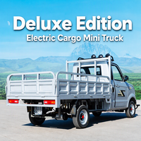Camion de fret électrique à 4 roues, mini pick-up robuste pour la livraison en milieu agricole et urbain