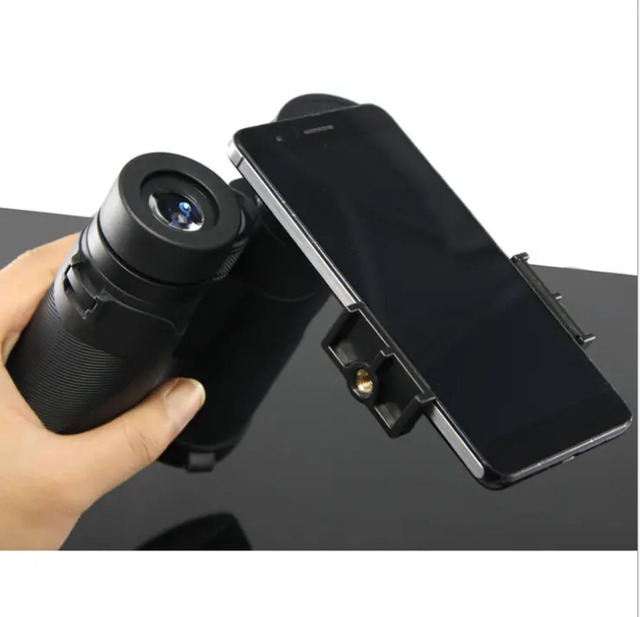 Telescope Monocular Spotting Scope Microscope and with Mobile Phone Quick Photography Adapter Mount Connector for Smartphone
