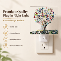 Lampe de nuit murale universelle OEM à brancher, lampe décorative avec batterie rechargeable par USB pour salon, éclairage d'ambiance doux
