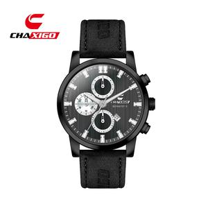 <span class=keywords><strong>CHAXIGO</strong></span> 6707-9 패션 트렌드 남성용 시계 틈새 다목적 비즈니스 스타일 가죽 스트랩 라운드 다이얼 방수 스포츠 시계 - Product Image 5