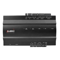 ZKT Inbio460 Pengontrol Akses Kunci Multi-Pintu Biometrik Sidik Jari Berbasis IP Empat Pintu, Penghitung Jumlah Orang, Sistem Operasi Linux