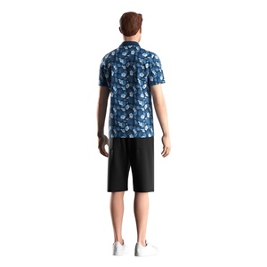 Camiseta Casual de Manga Corta Sublimada Personalizada, Camiseta de Golf con Botones, Polo Personalizado para Hombre - Product Image 6